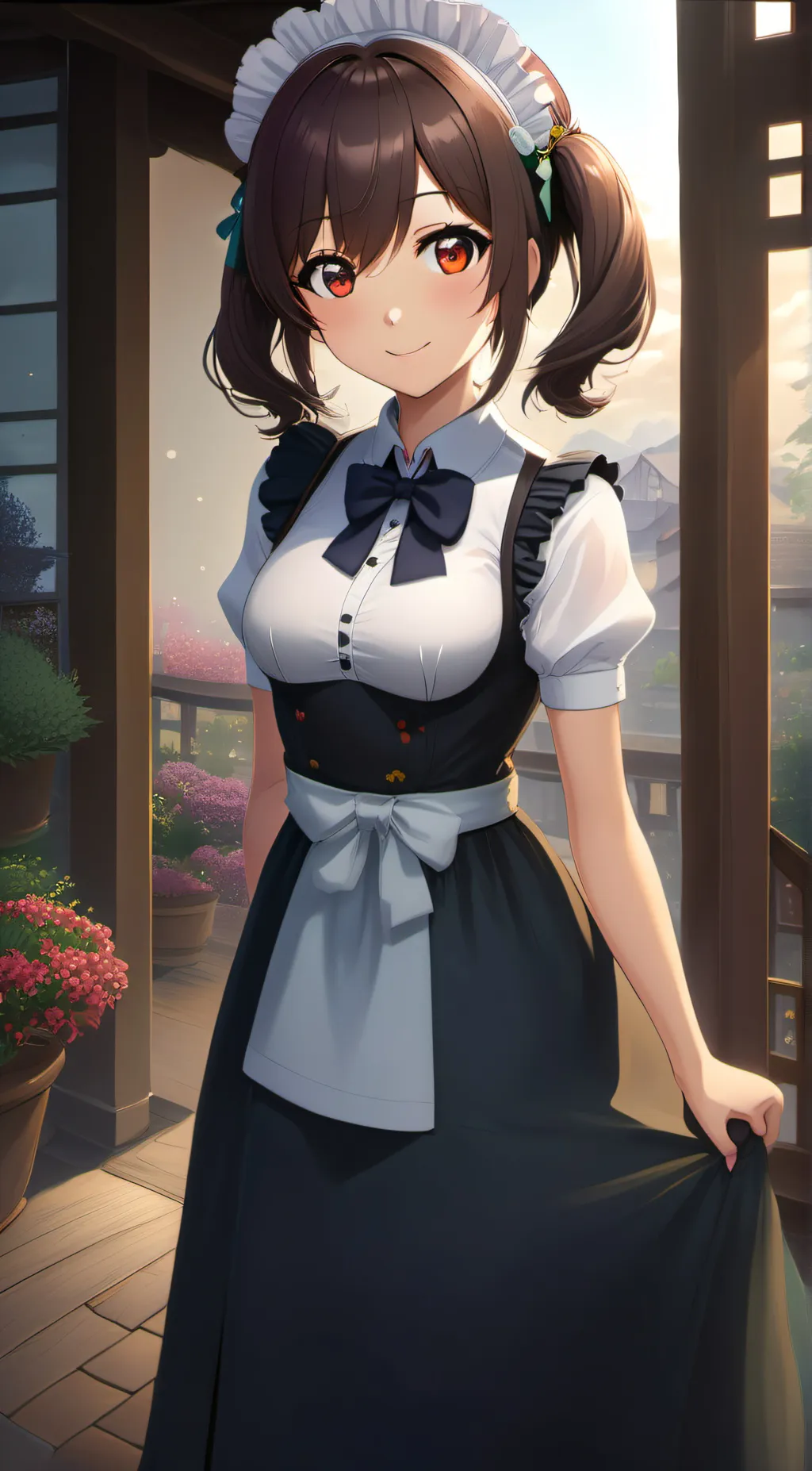 ai character: Luna background