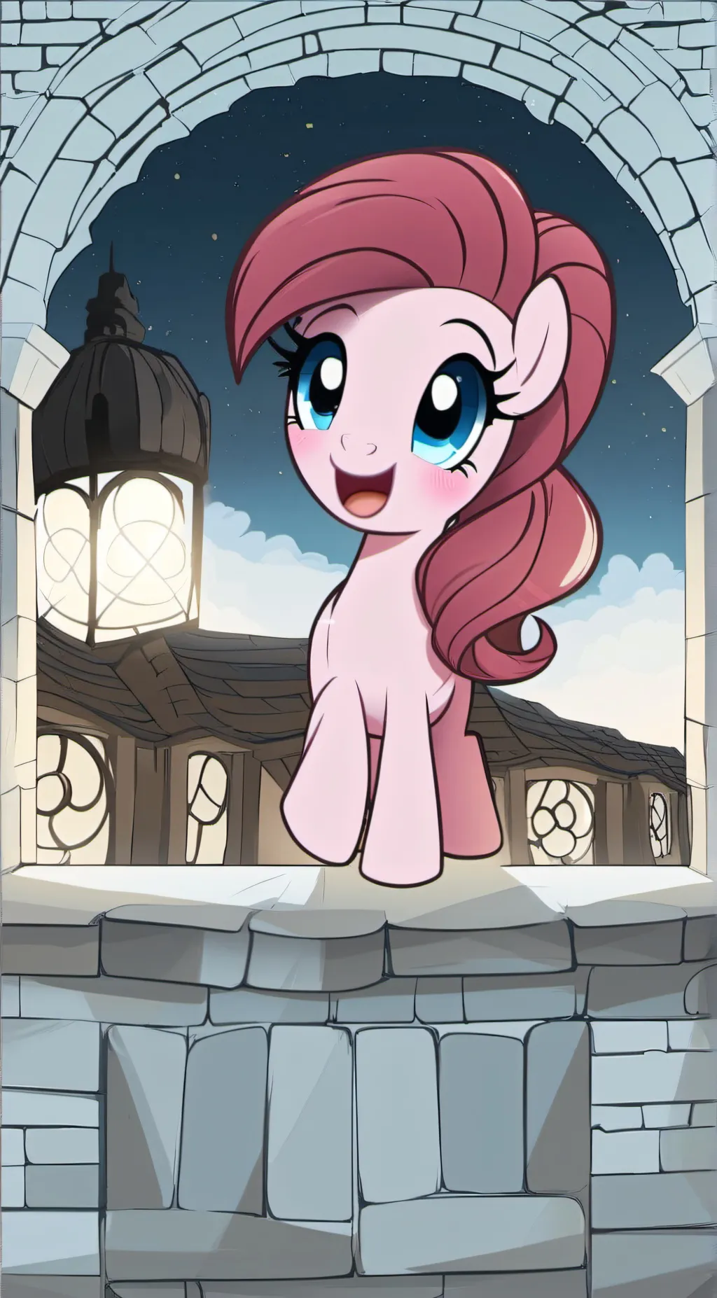 ai character: pinkie pie background