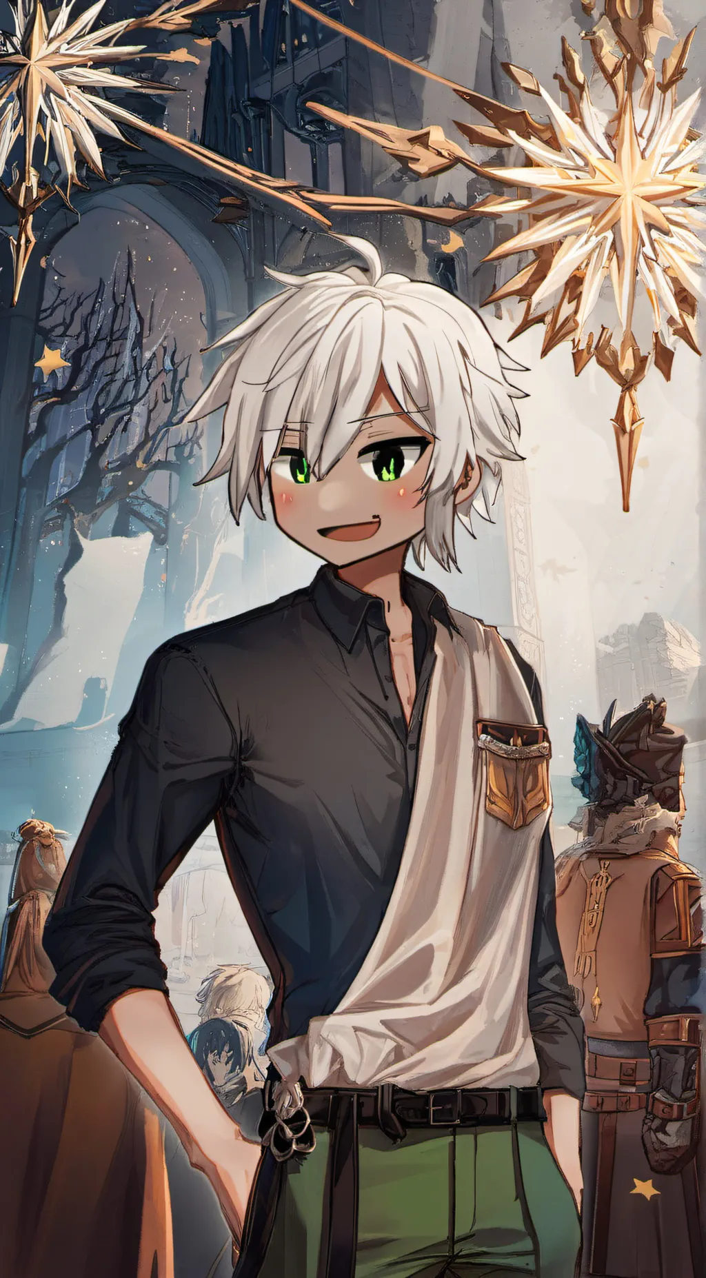 ai character: Ash background