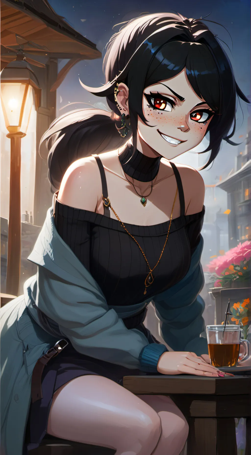 ai character: Ashly Graves background