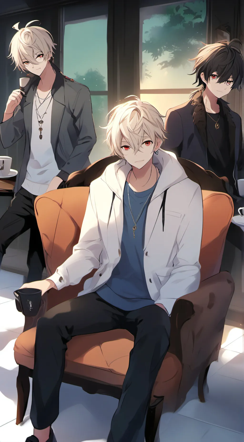 ai character: Alex, Kai and Toby background