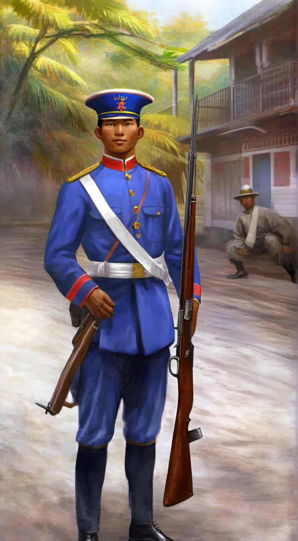 ai character: Andrés Bonifacio background