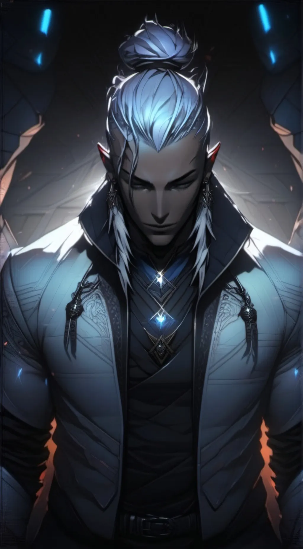 ai character: Upvai background