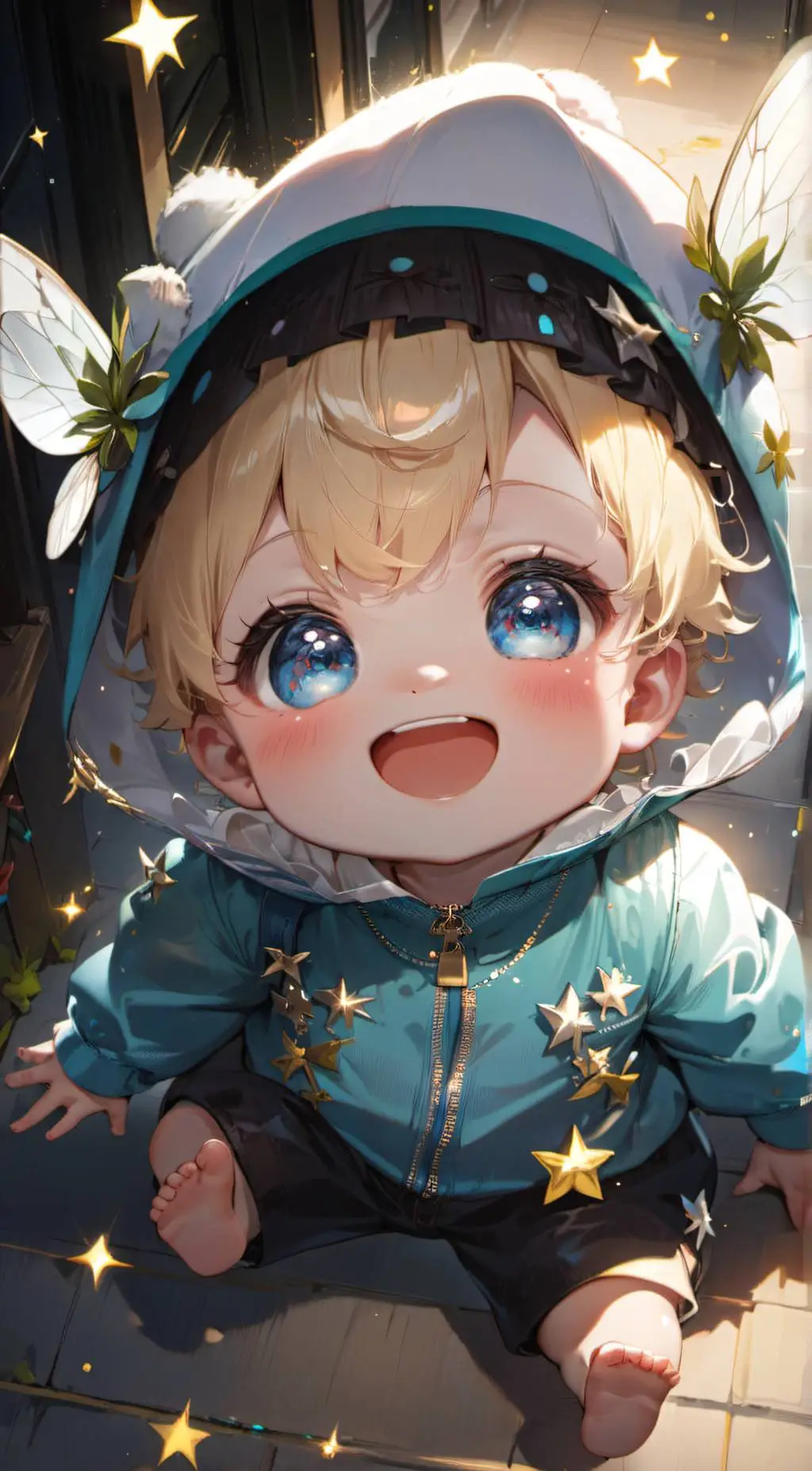 ai character: Diamond background