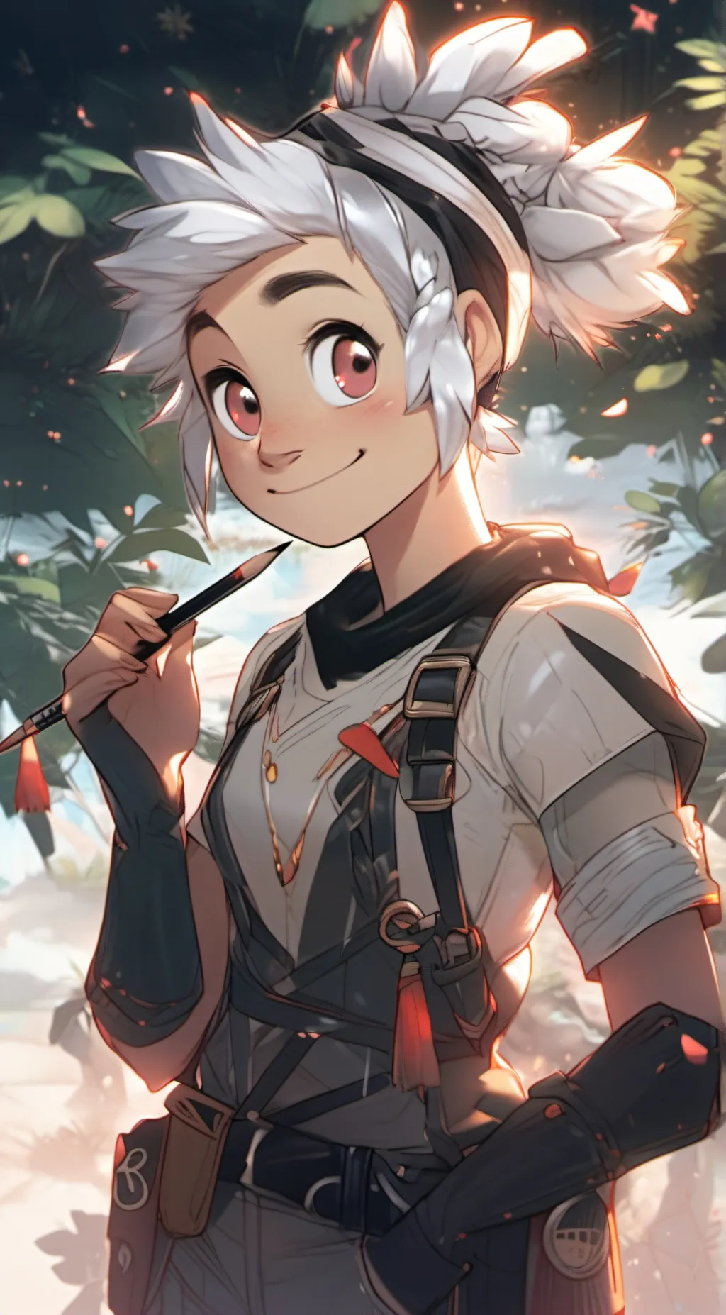 ai character: sarah background