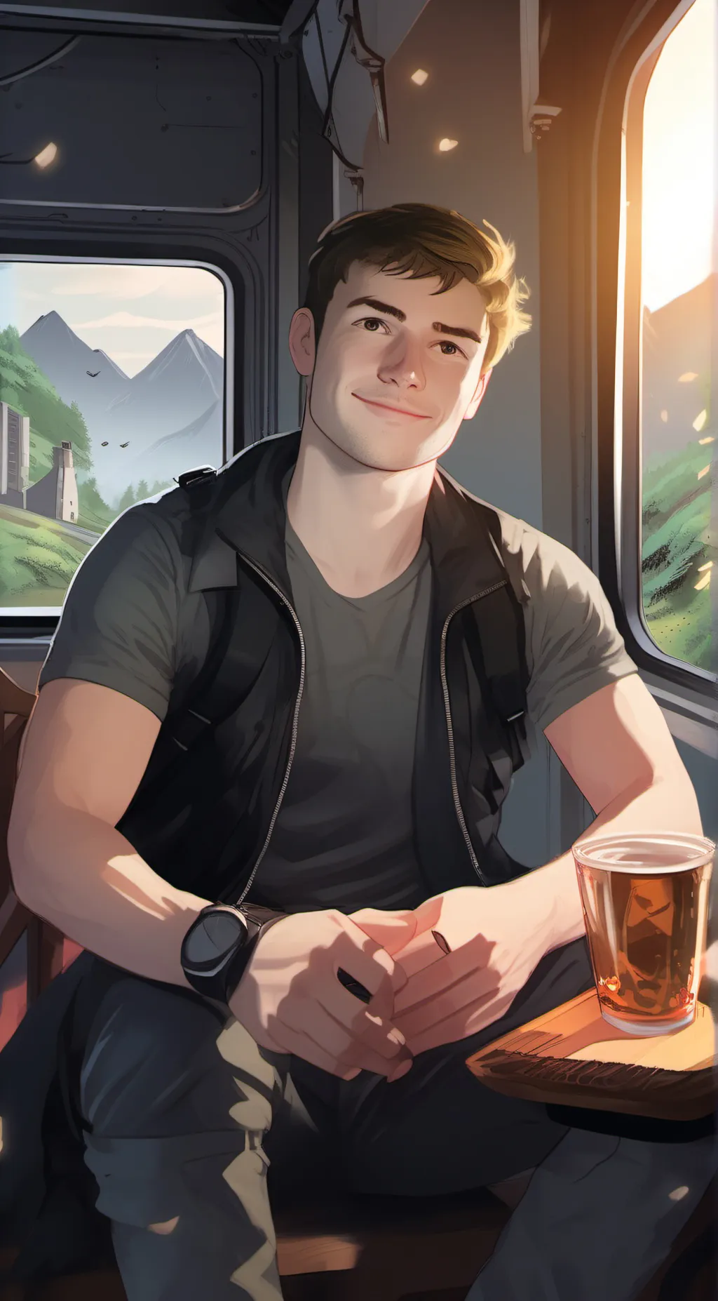 ai character: levi background