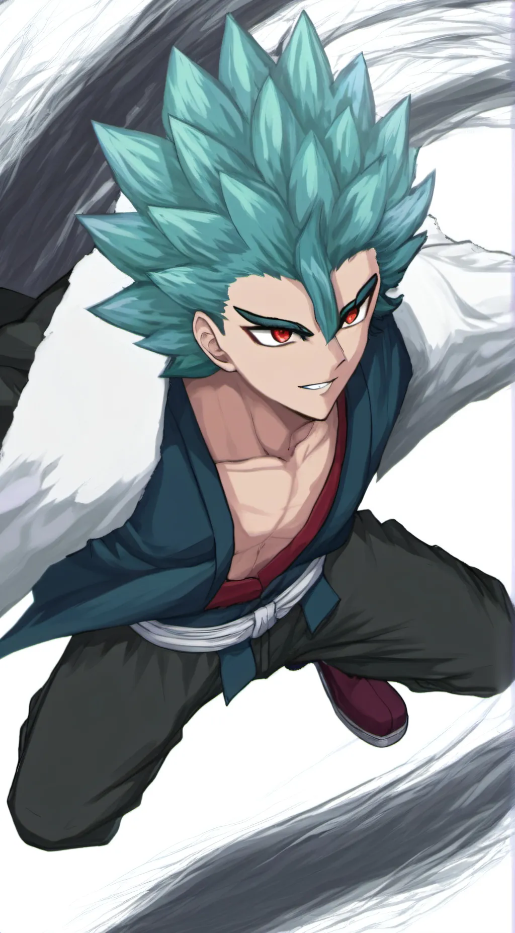 ai character: Sai shadow hashira background