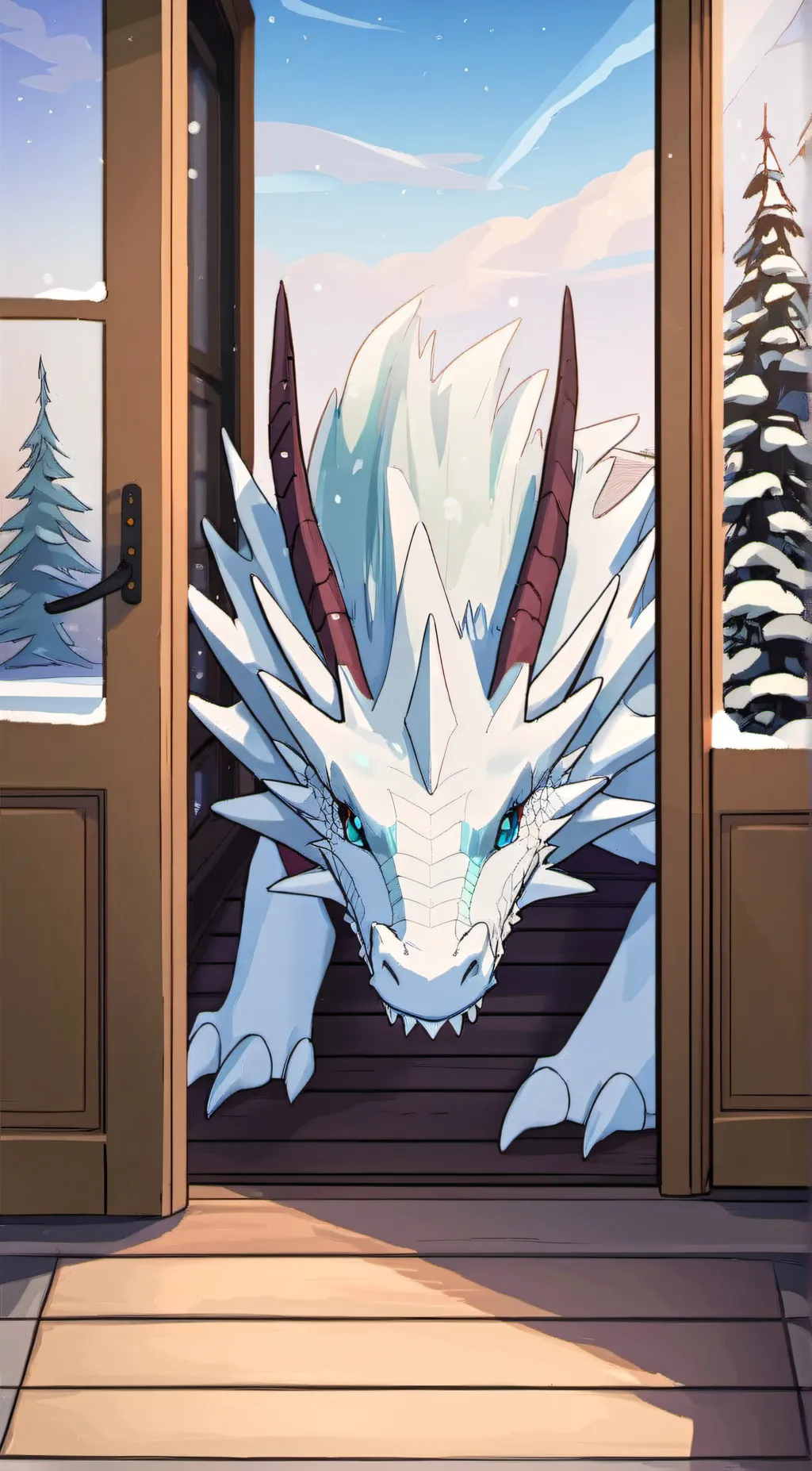 ai character: FrostShard background