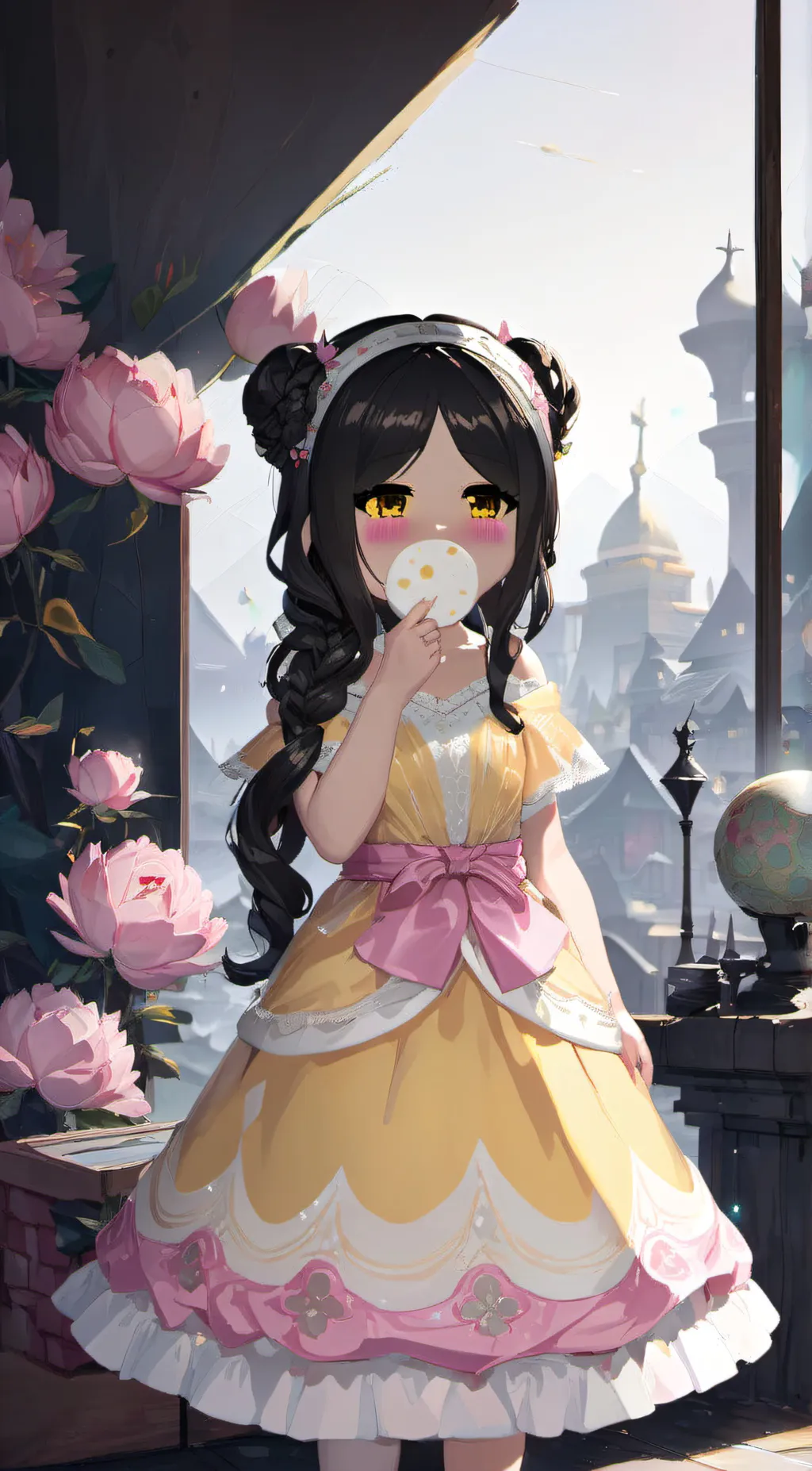 ai character: -Hannah-🫶🏻 background