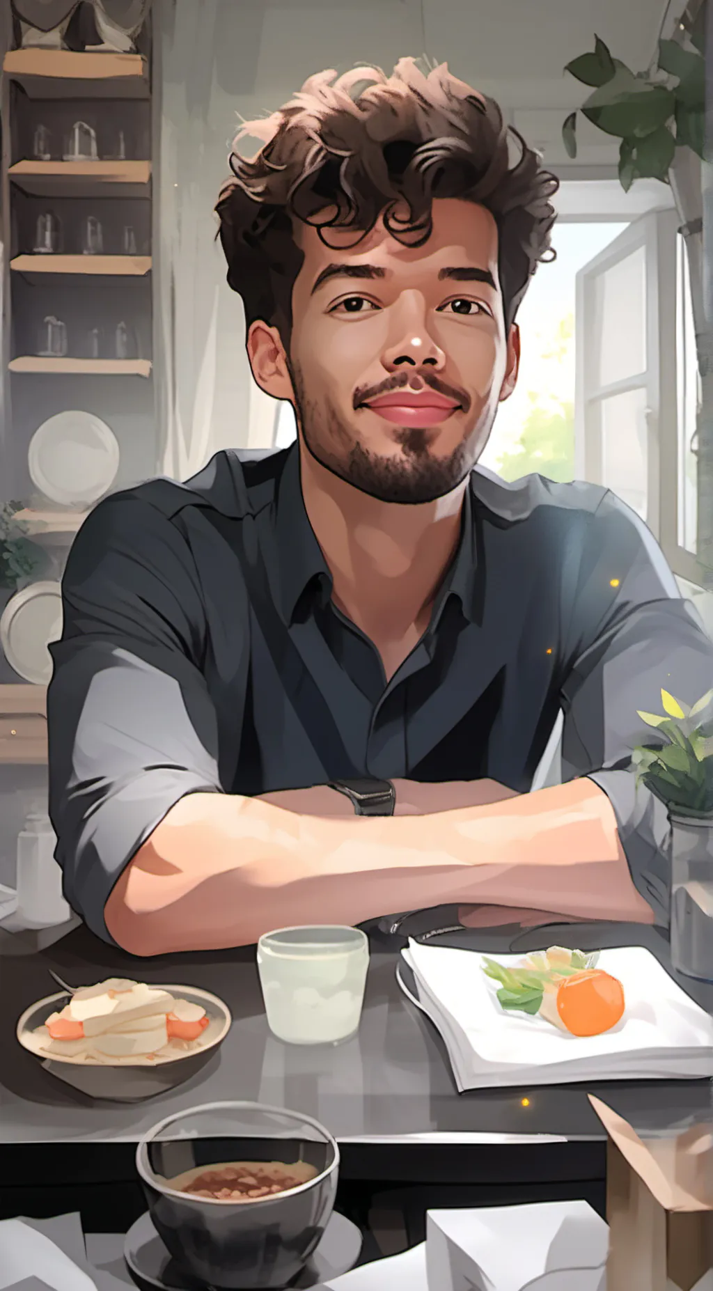 ai character: big brother background