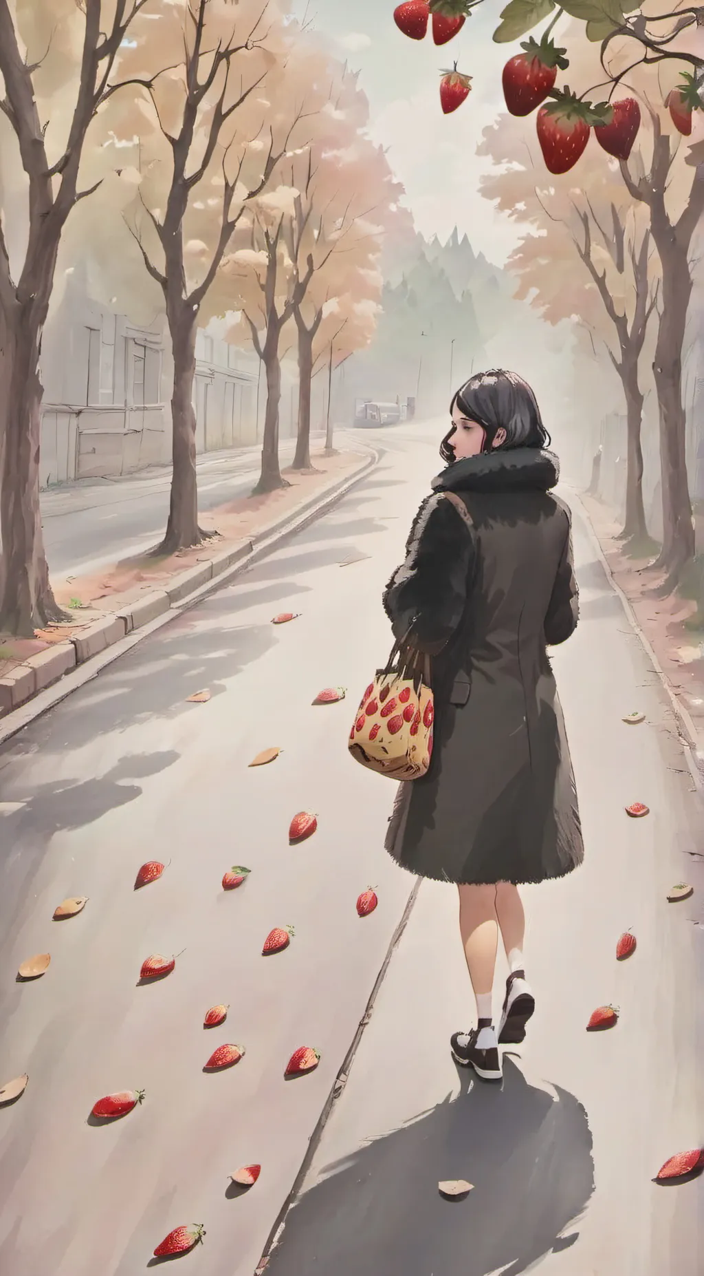 ai character: Rose background