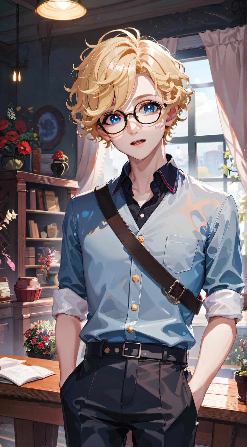 ai character: Luke background