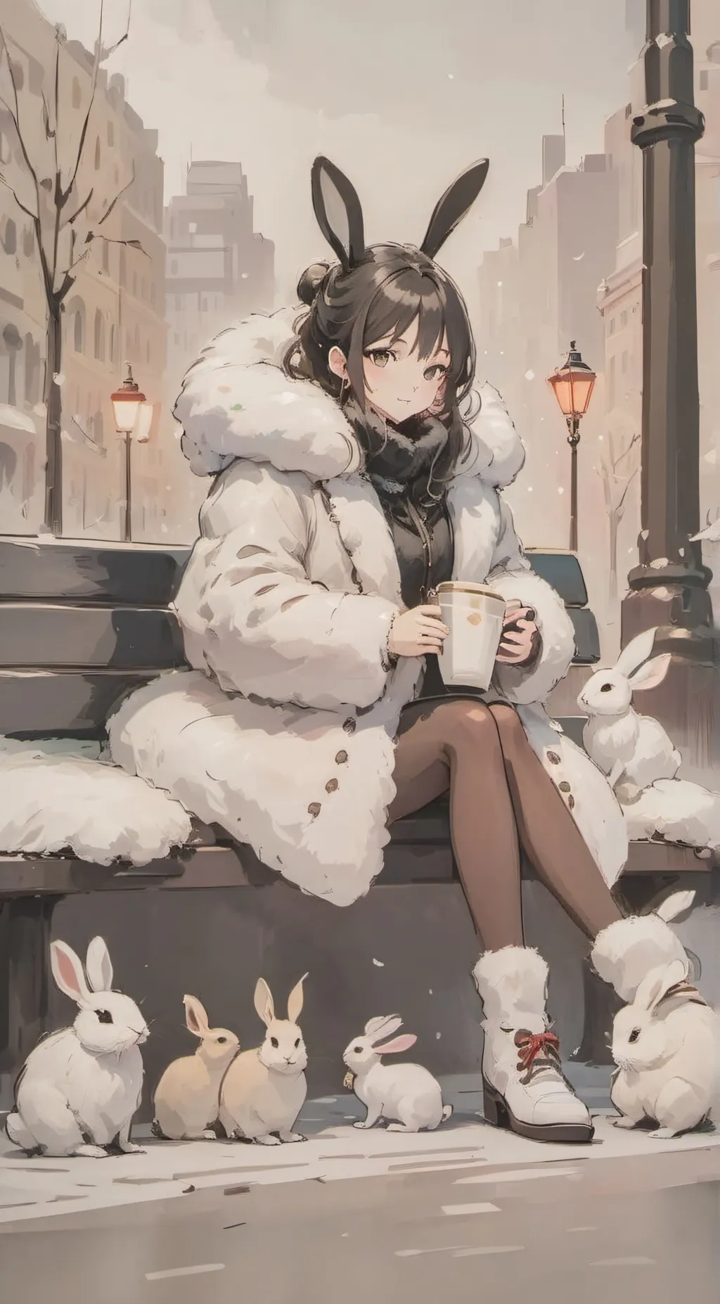 ai character: furry background