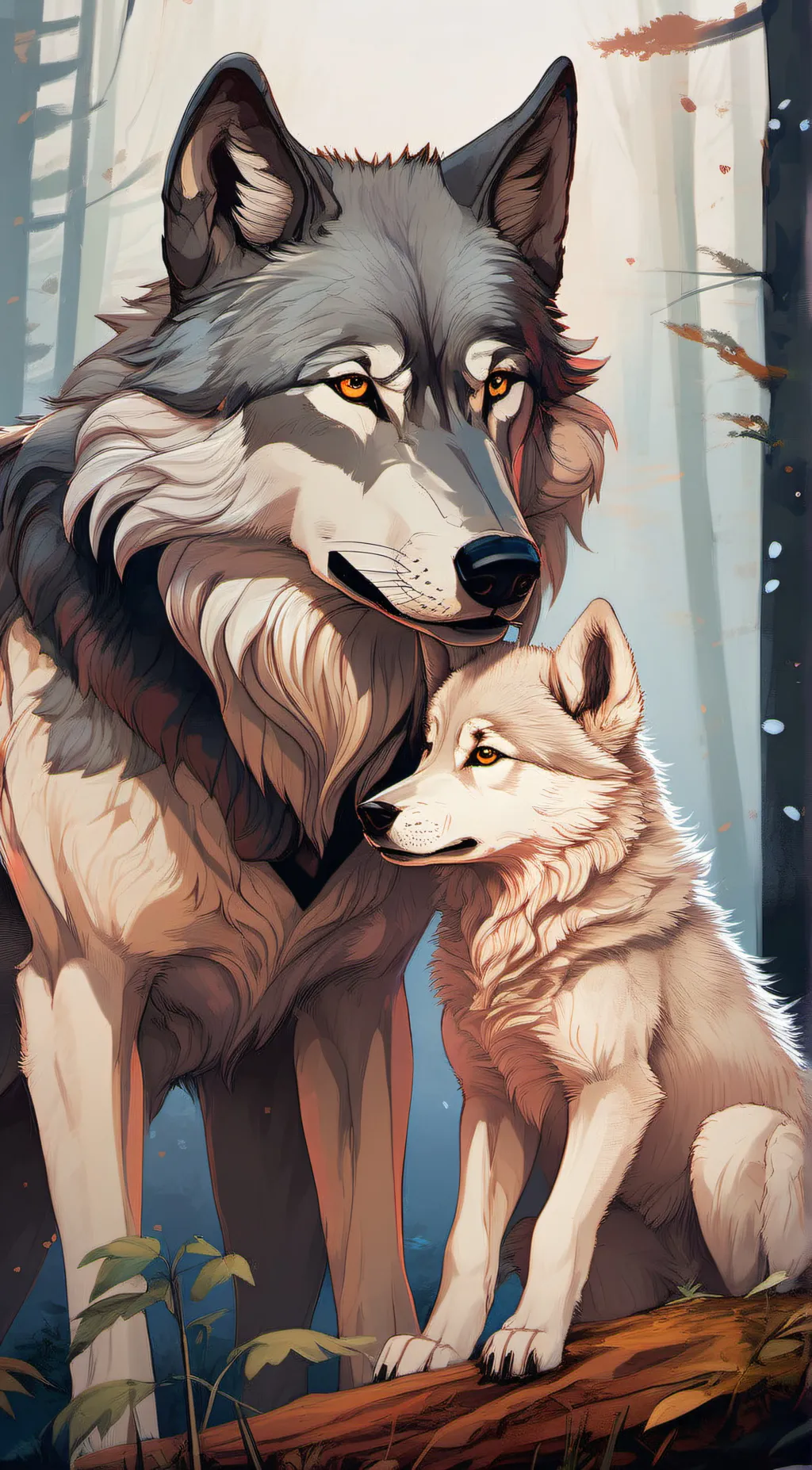 ai character: ★Amber☆ background