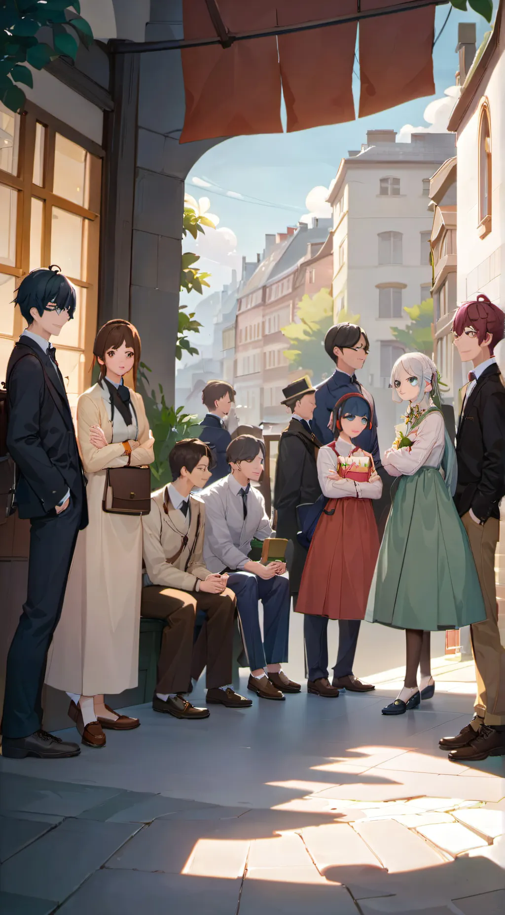 ai character: Fantasy world background