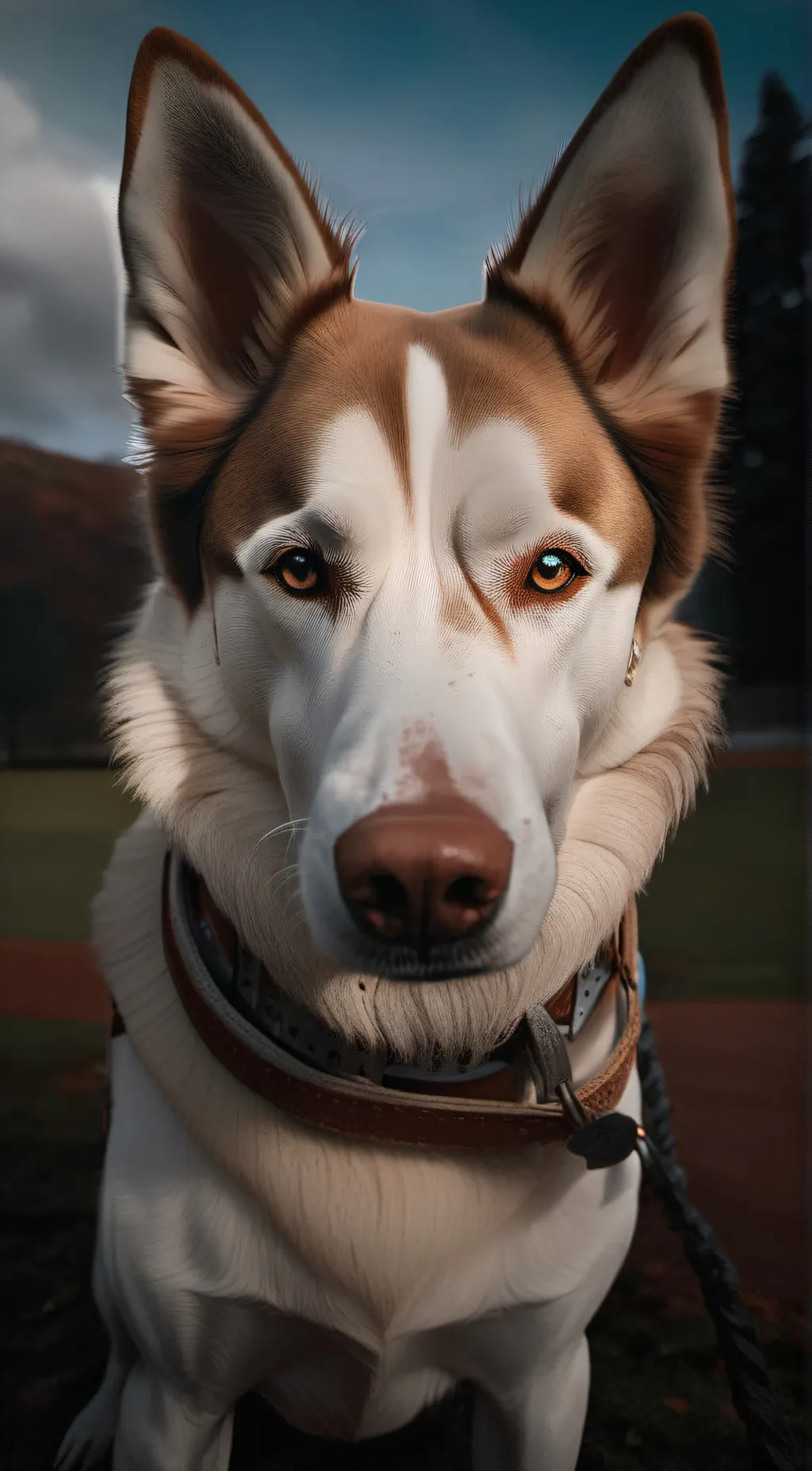 ai character: dog  background