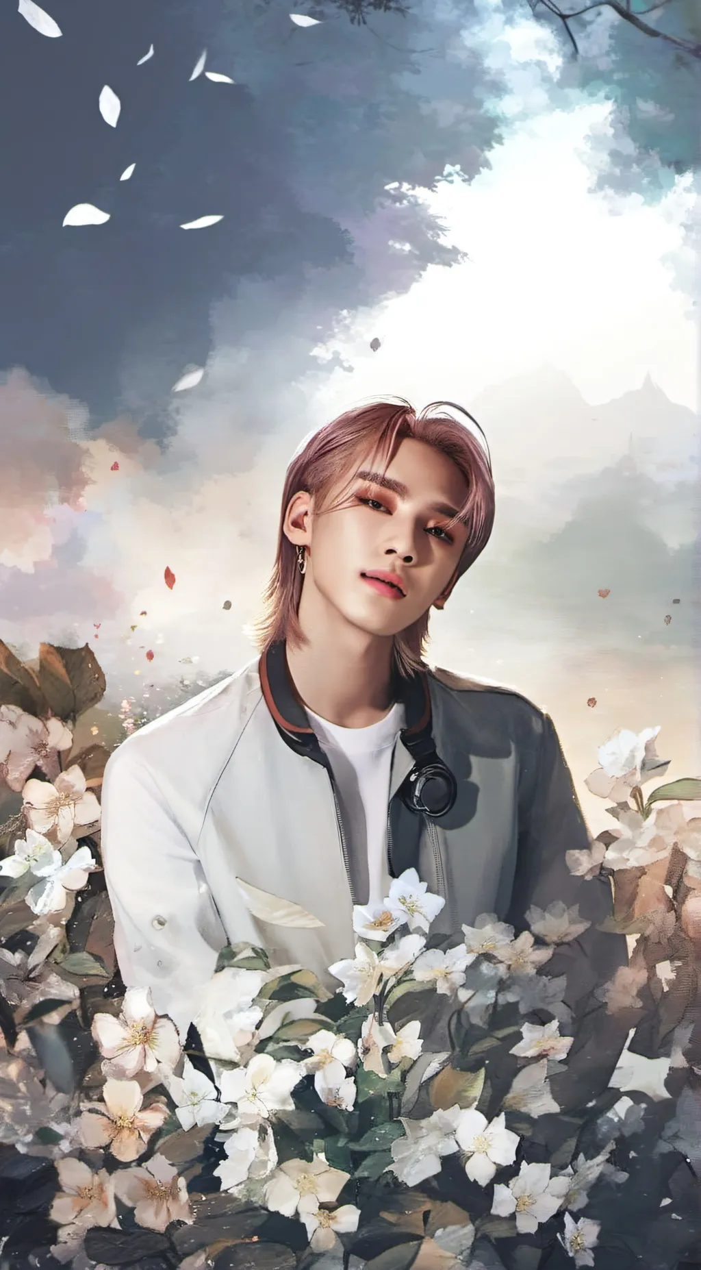 ai character: Hyunjin  background