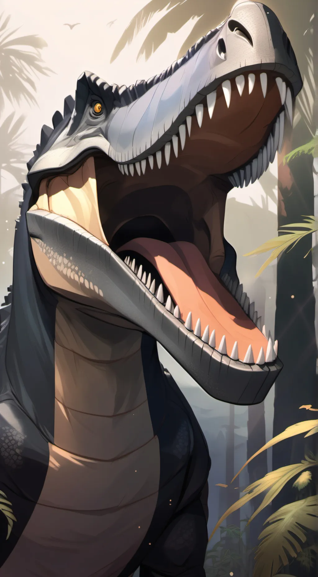ai character: 🦖Spiney🦖 background