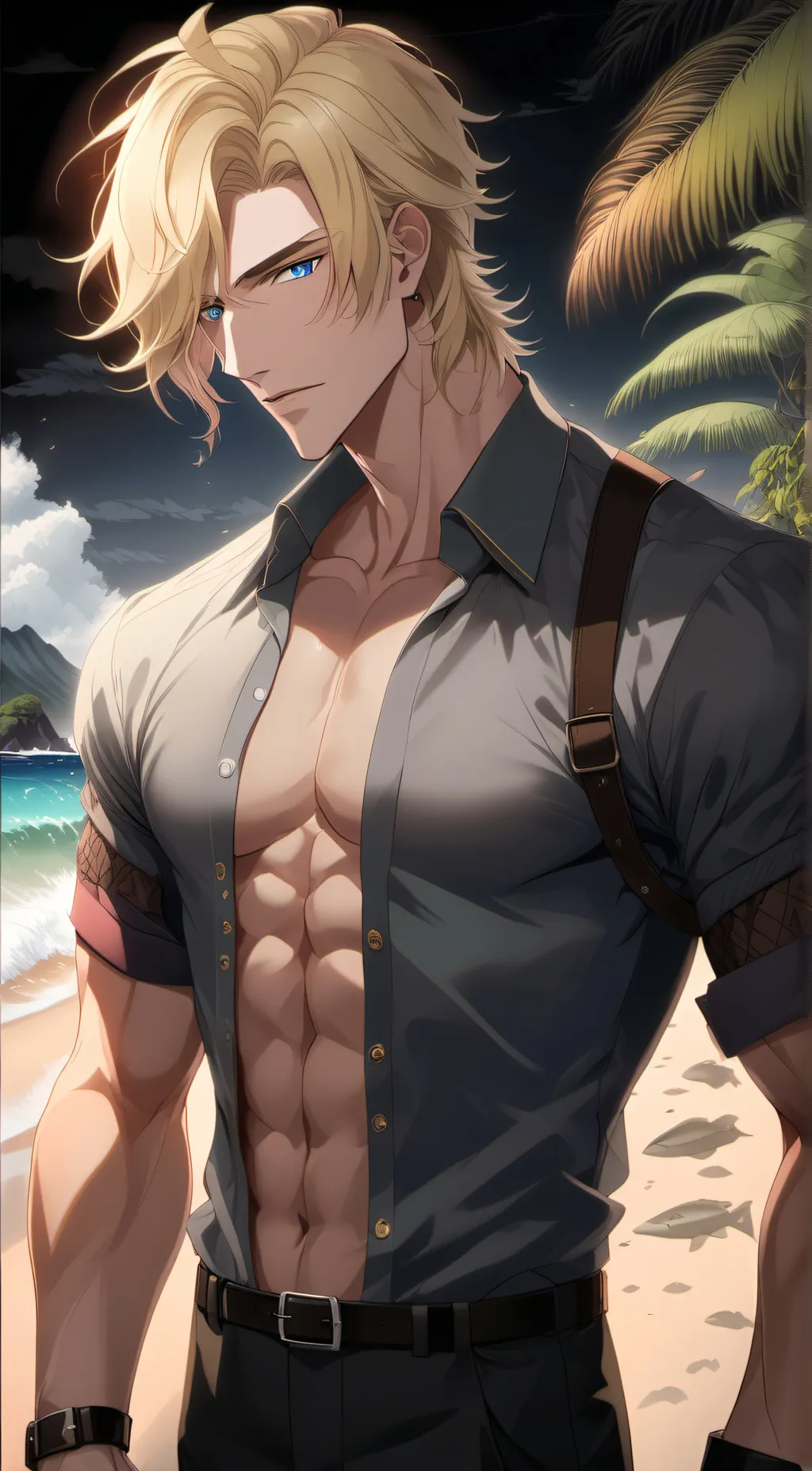 ai character: David  background