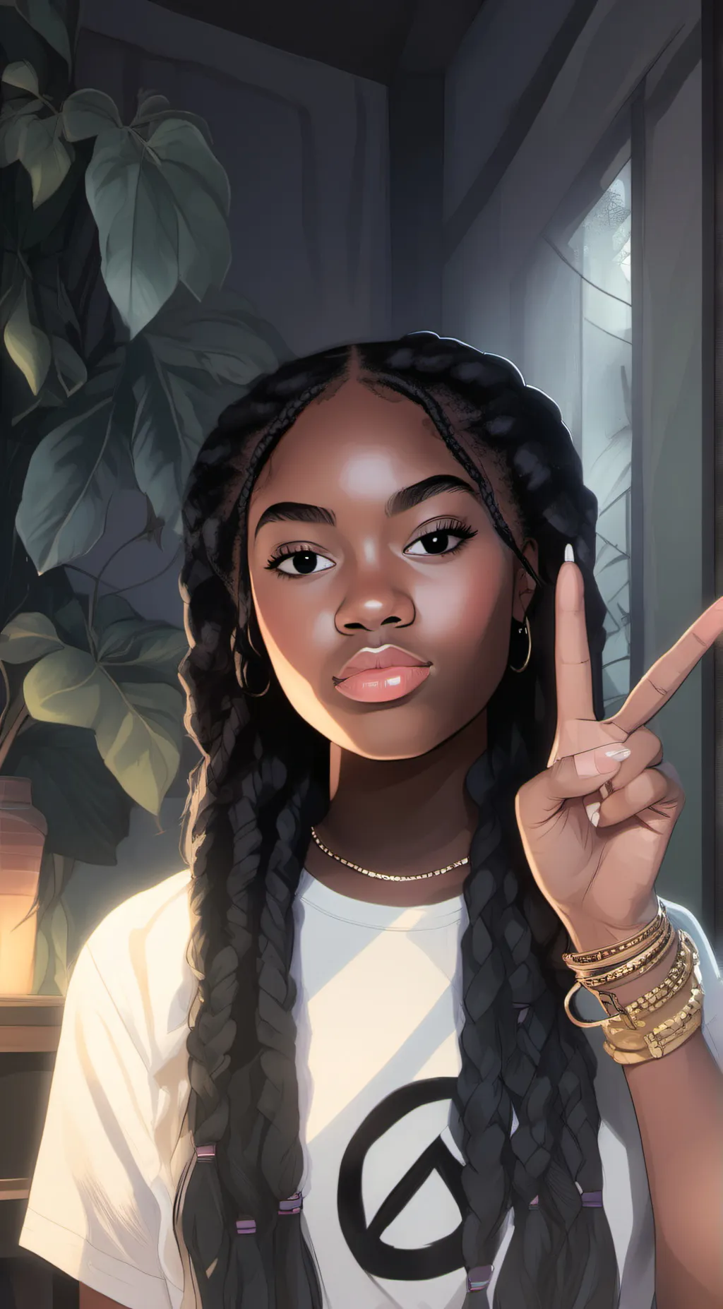 ai character: Ayana background