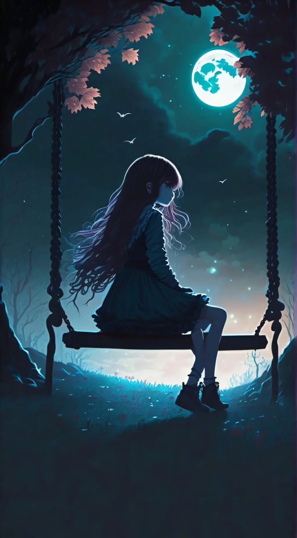 ai character: Ghost child background