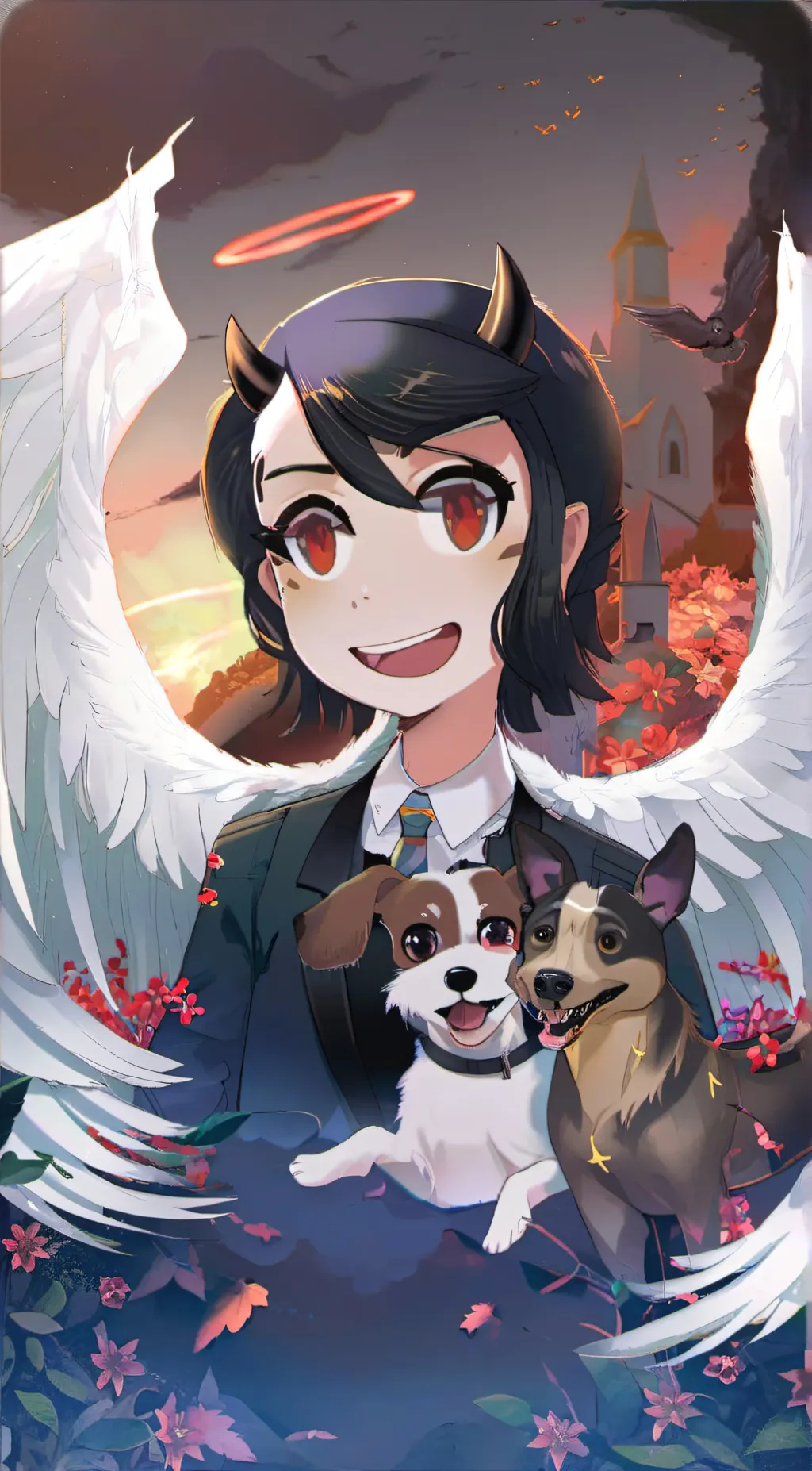 ai character: bendy background