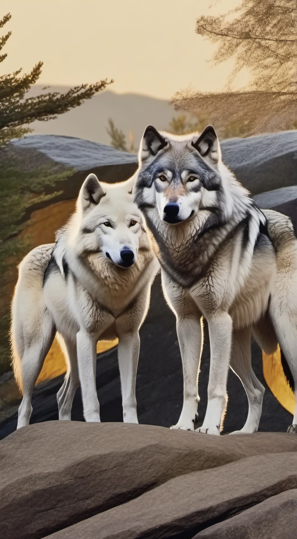 ai character: Winter&Sage background