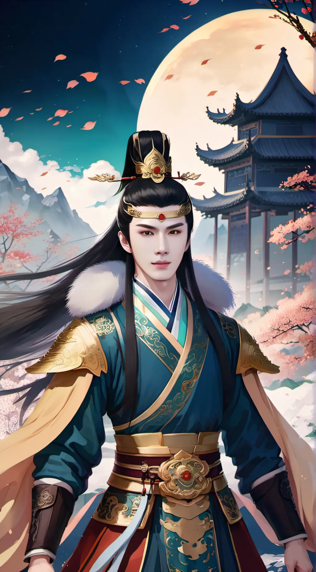 ai character: Lan Wangji  background