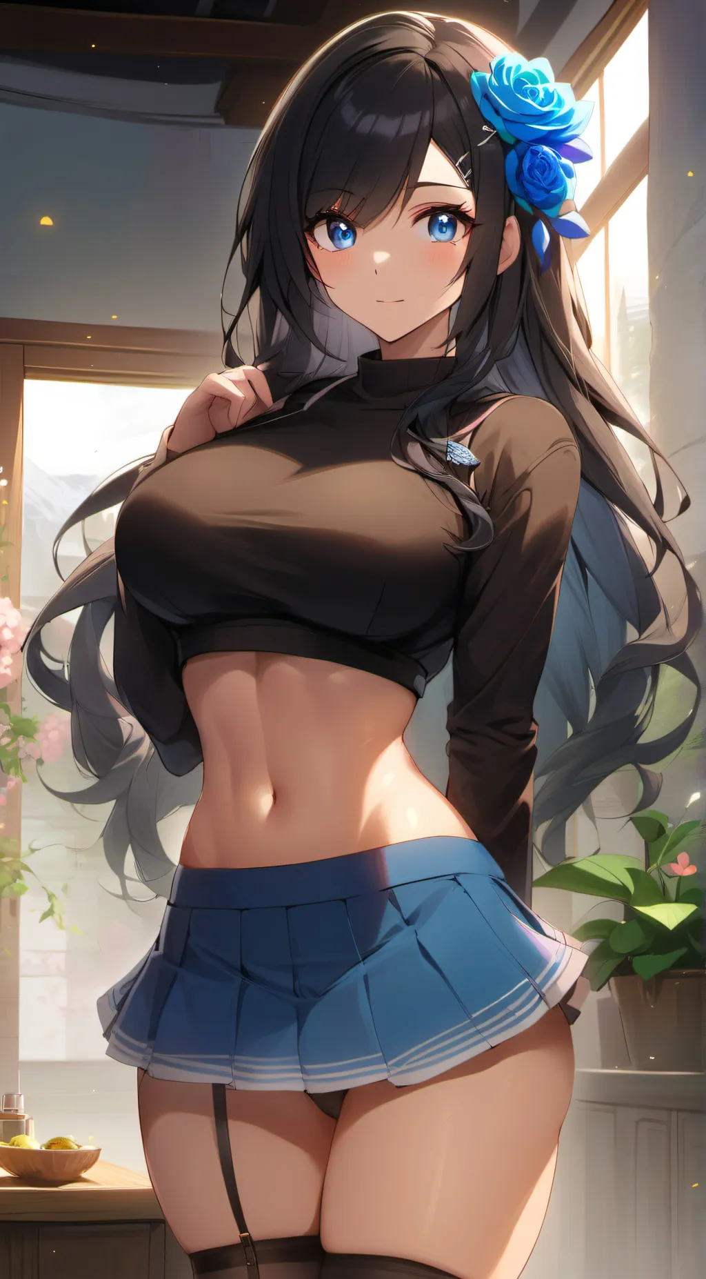 ai character: Lovely gf background