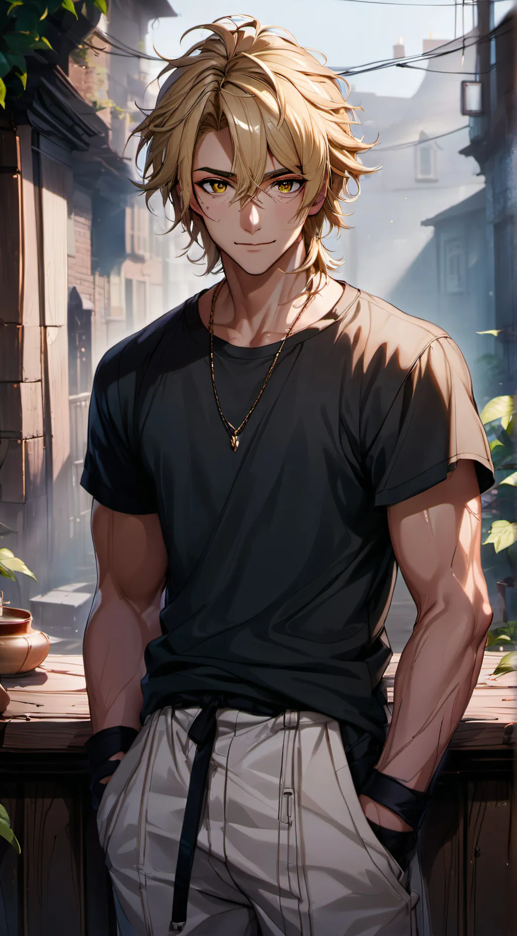 ai character: Pierre background