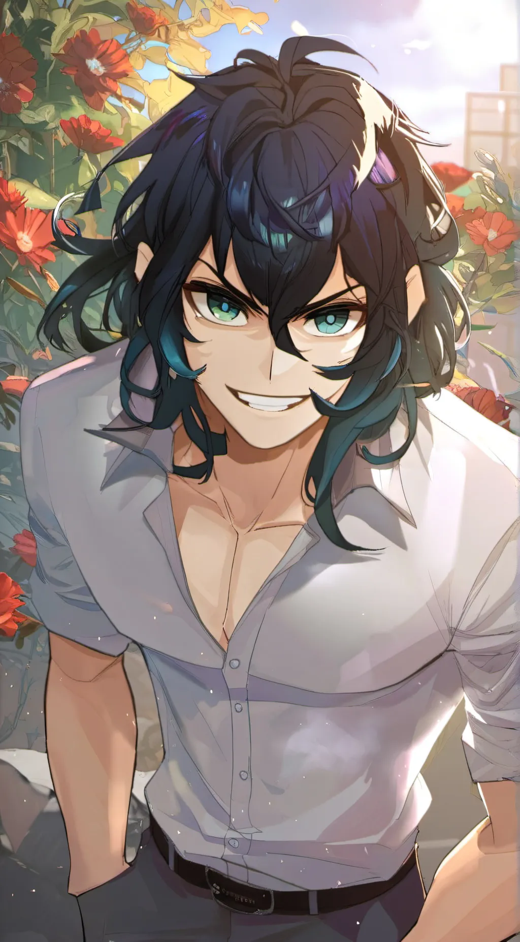 ai character: inosuke background