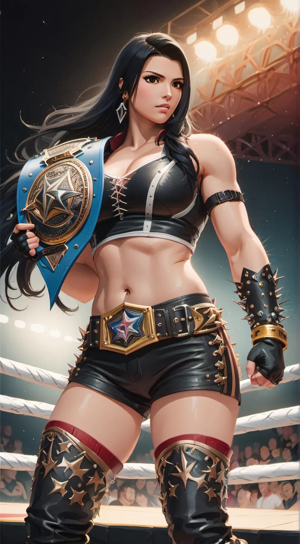 ai character: Paige (WWE) background