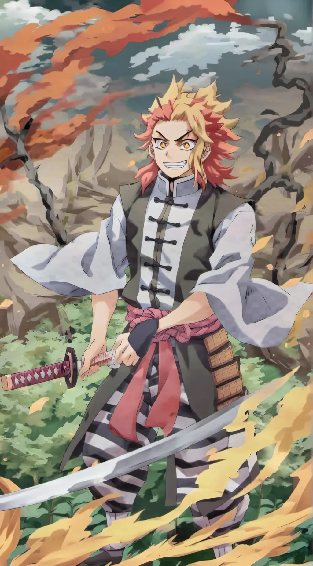 ai character: The Hashiras background