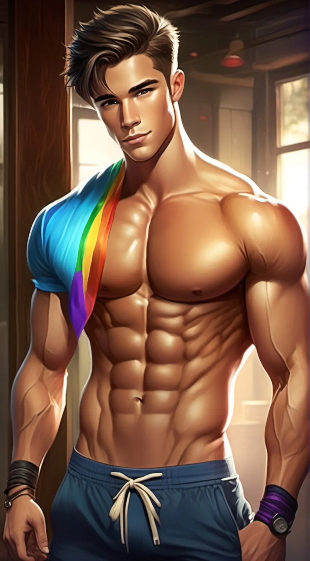 ai character: My name is Alex background