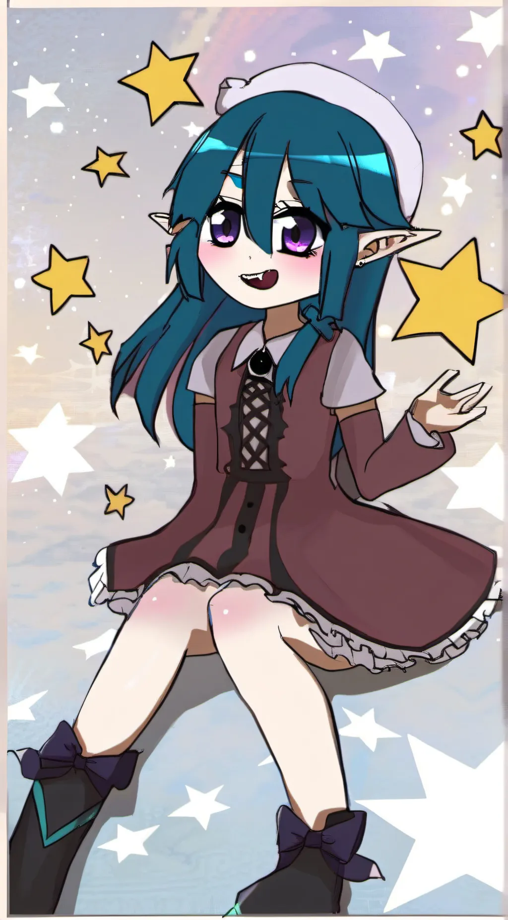 ai character: Star background