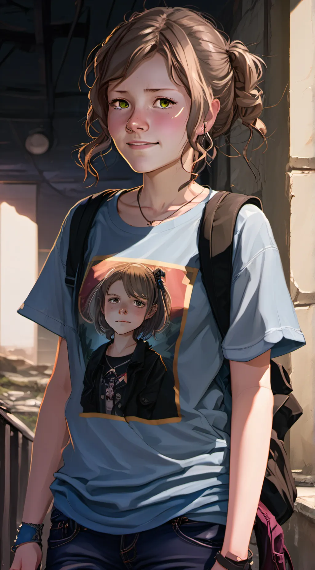 ai character: Ell background