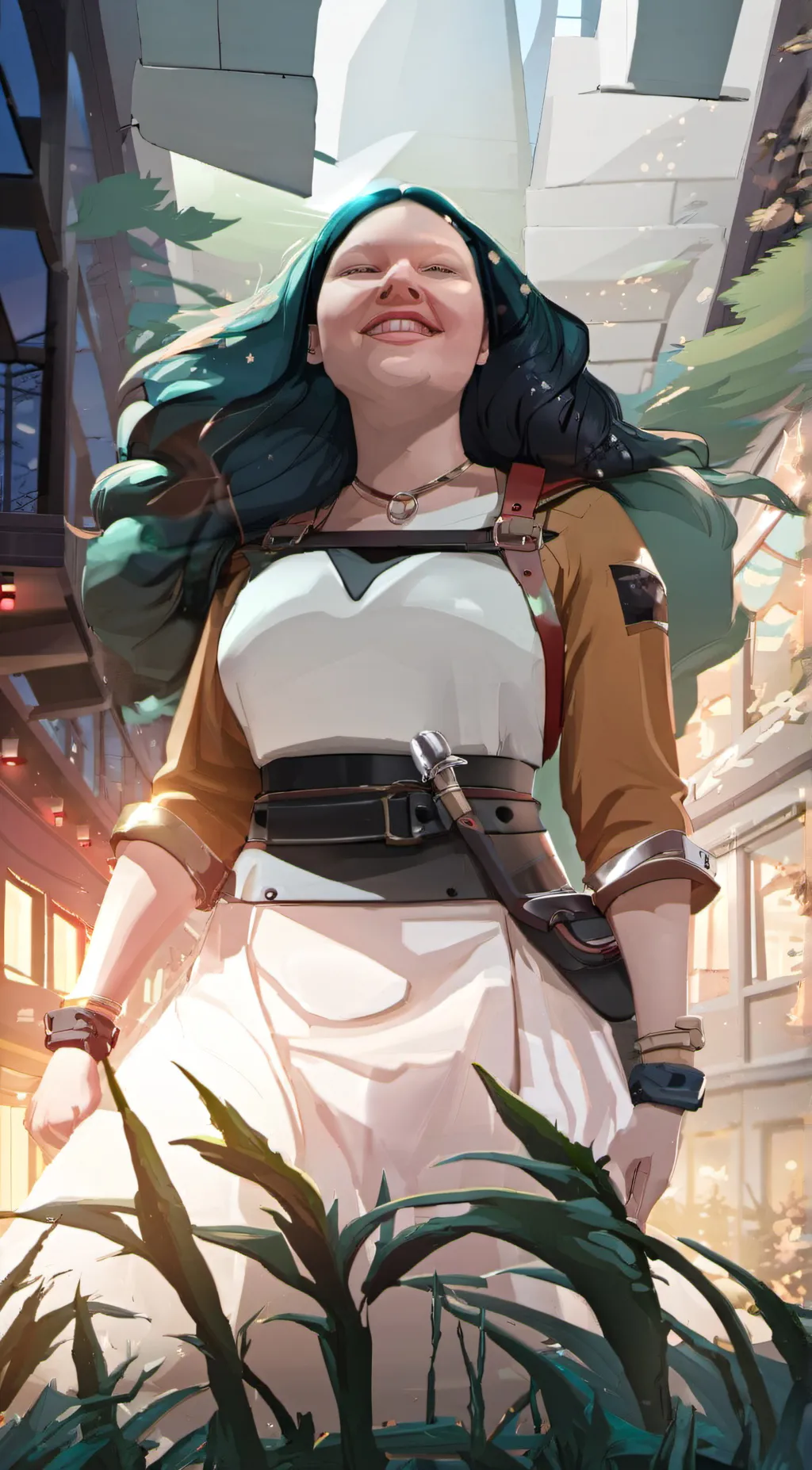 ai character: felisha Weaver background