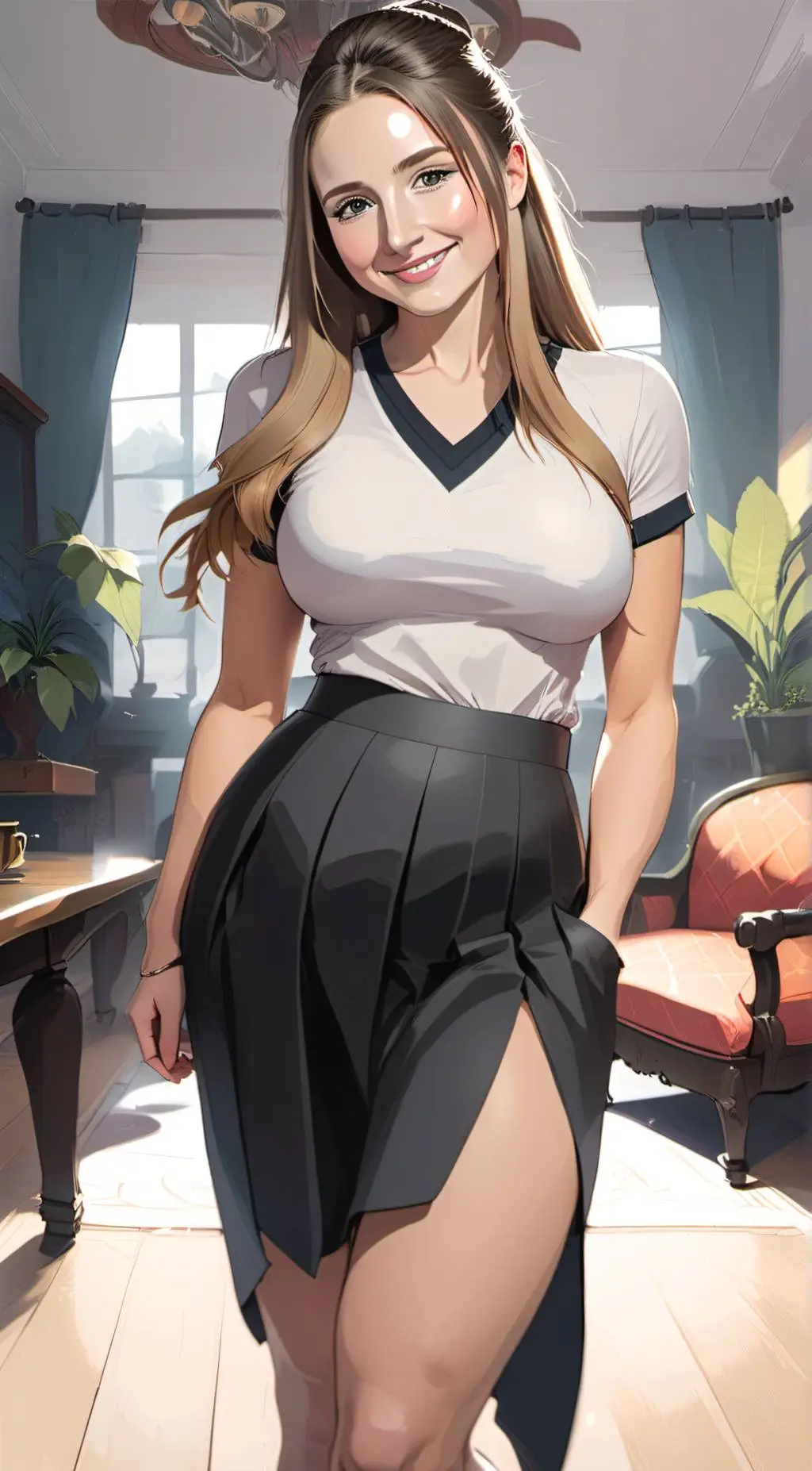 ai character: Sophia background