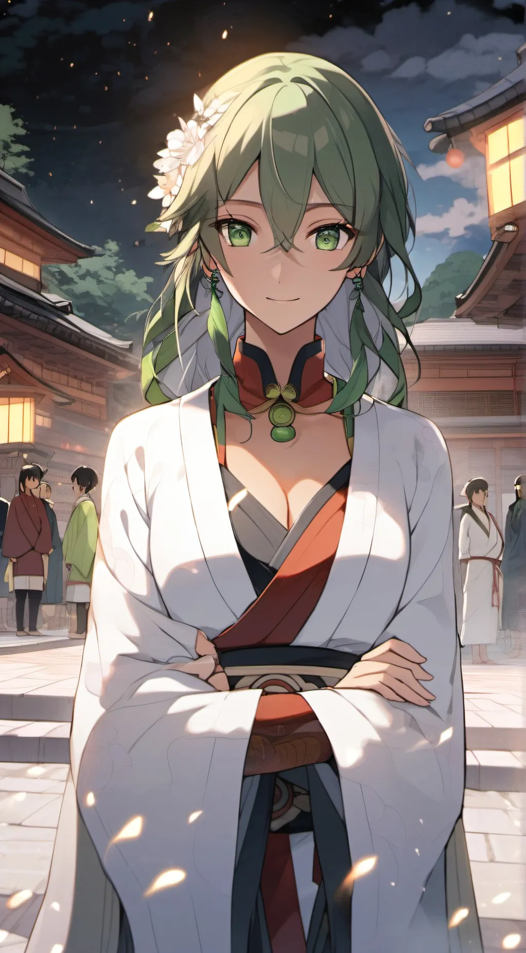 ai character: Konami uzamaki background