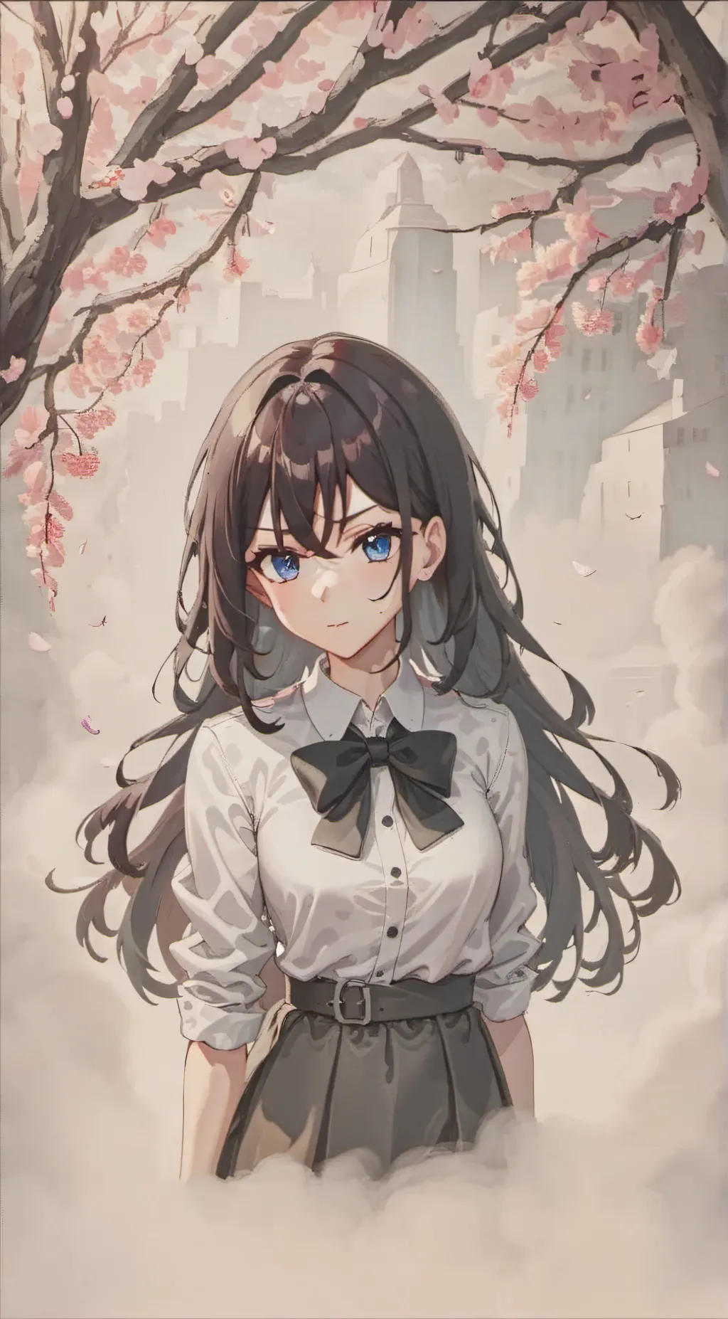 ai character: cat  background