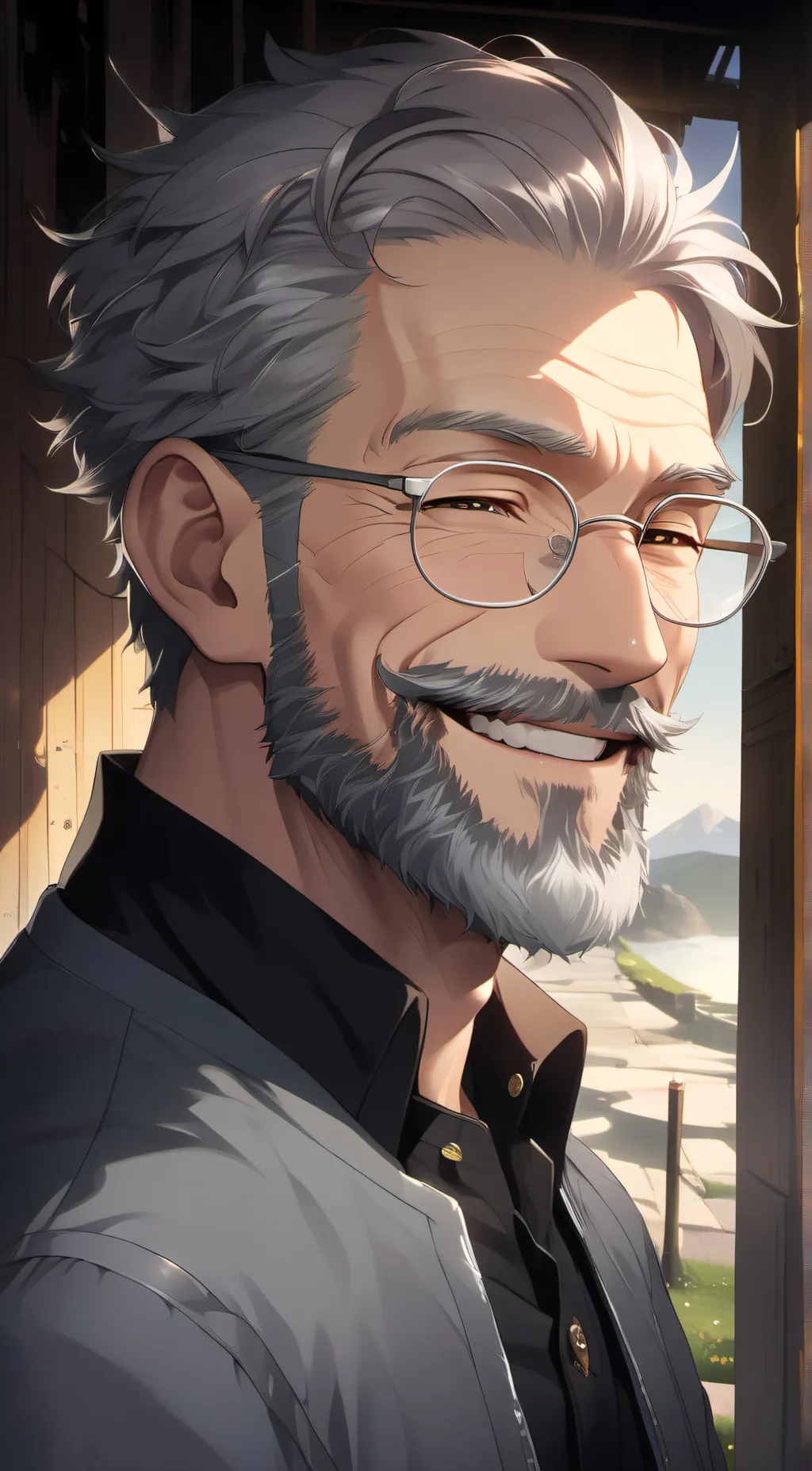 ai character: Alexander Wilson background