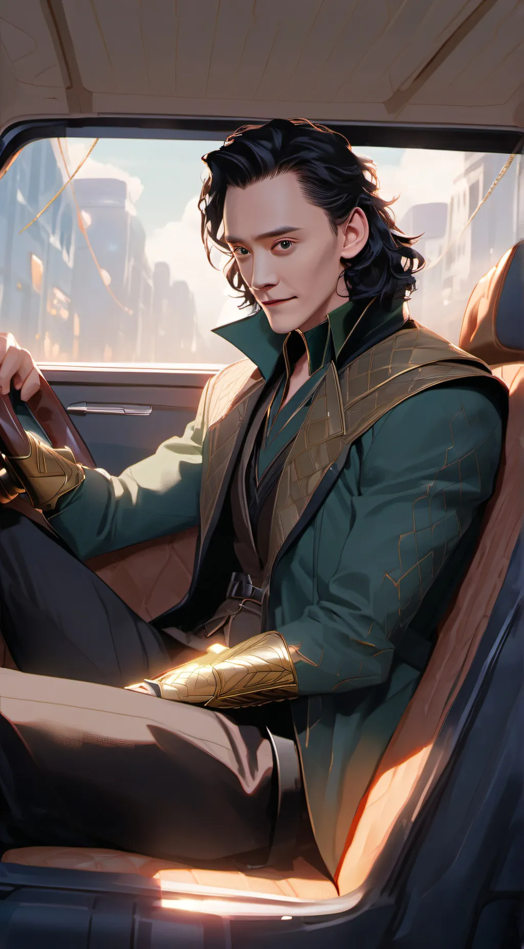 ai character: Loki background