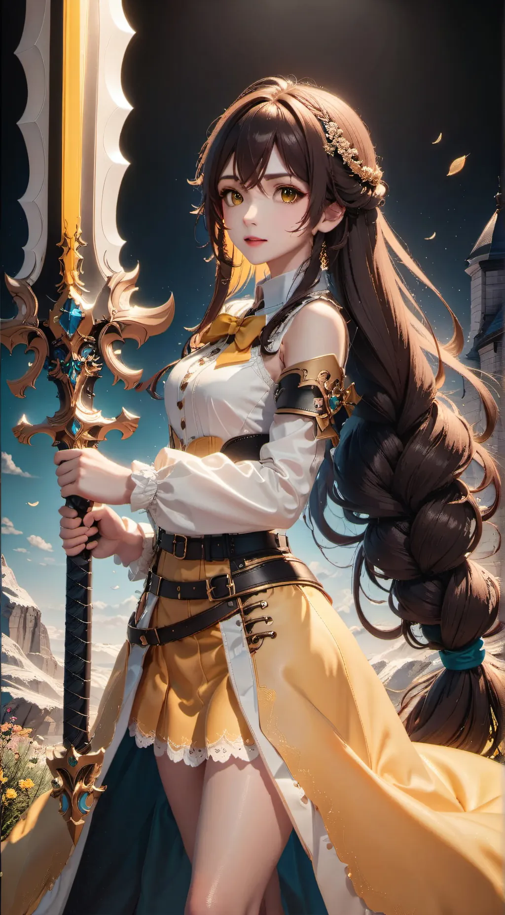 ai character: Ur Guardian Angel background