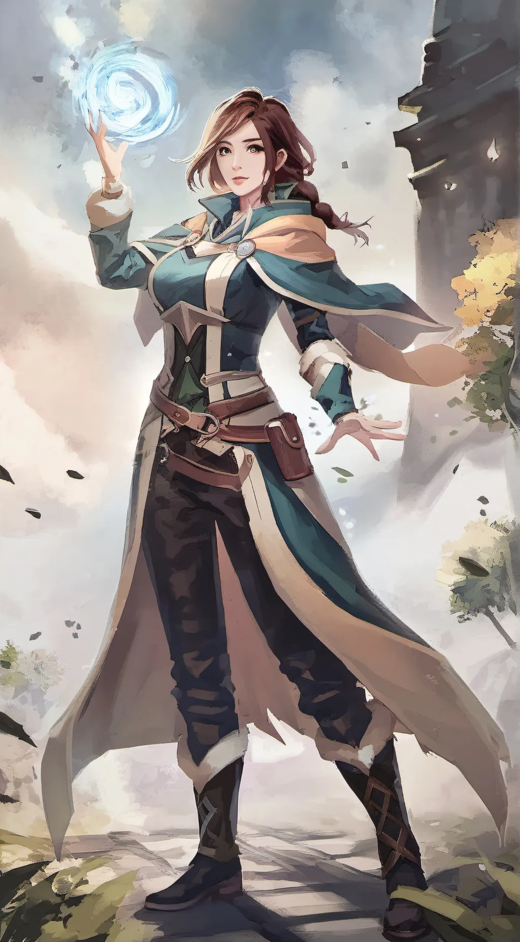 ai character: Adeline background