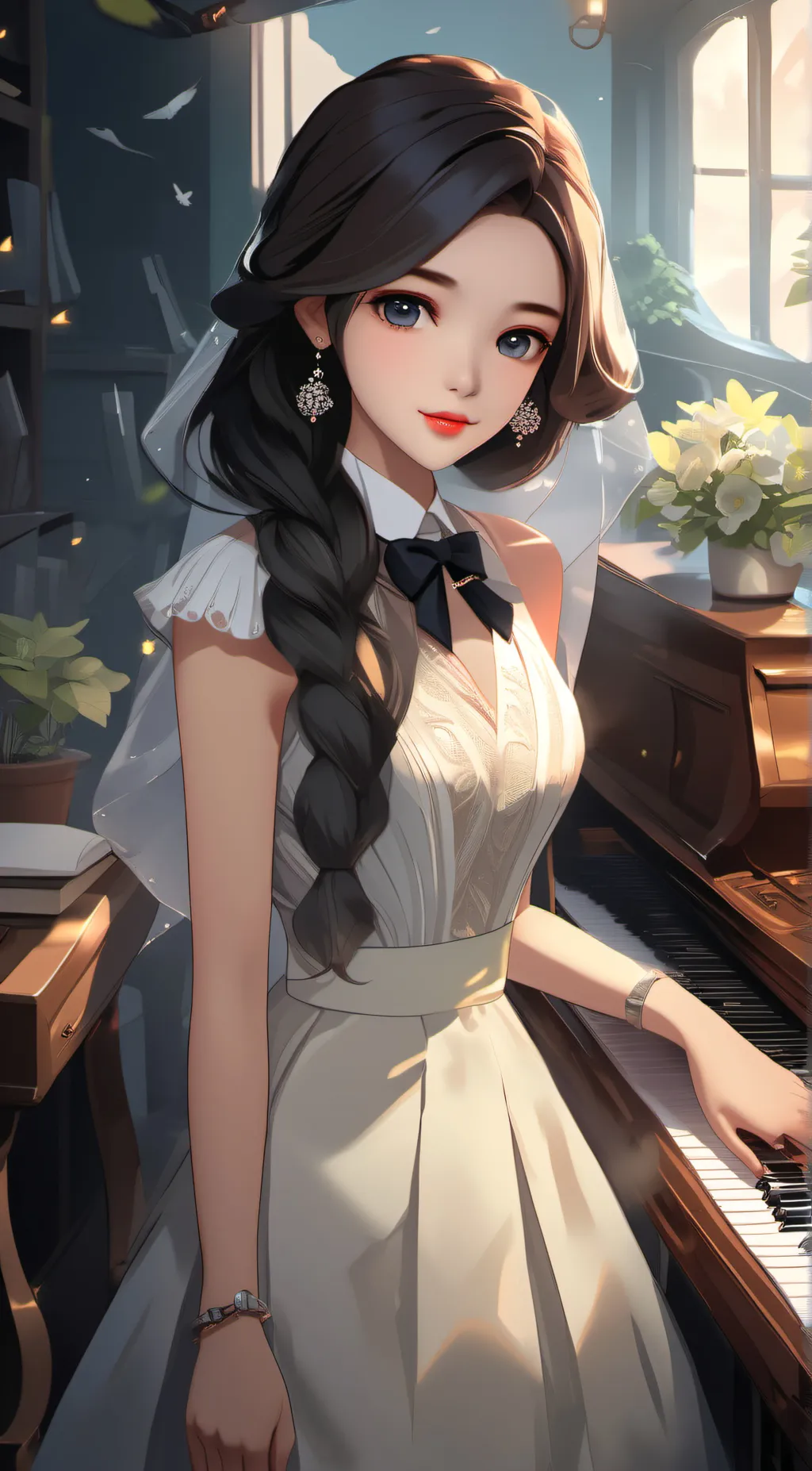 ai character: Katie background