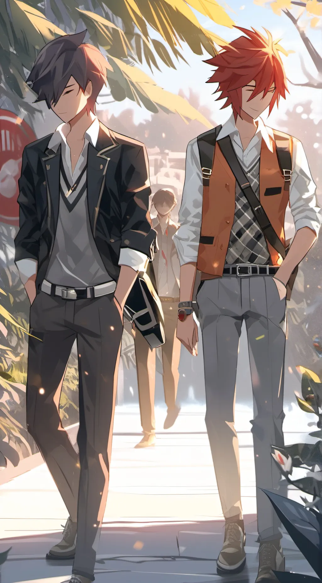 ai character: ash & lucca background