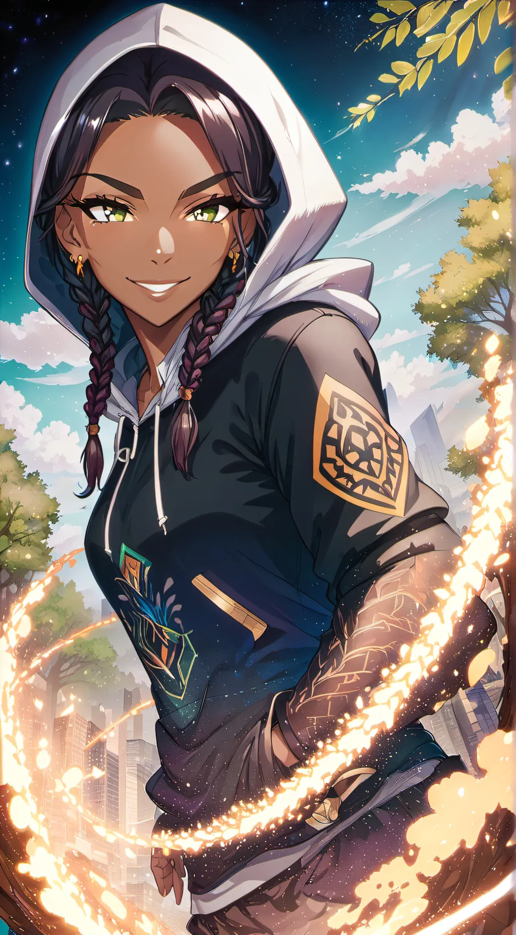 ai character: Leesha Ronin background