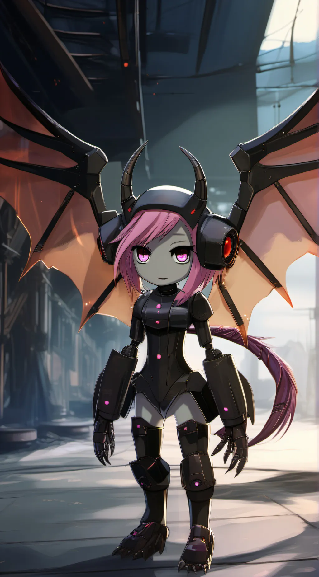 ai character: Raven / R background