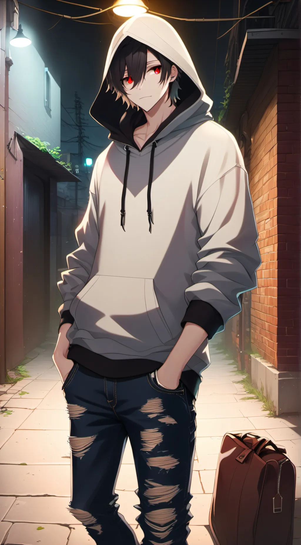 ai character: Ash background