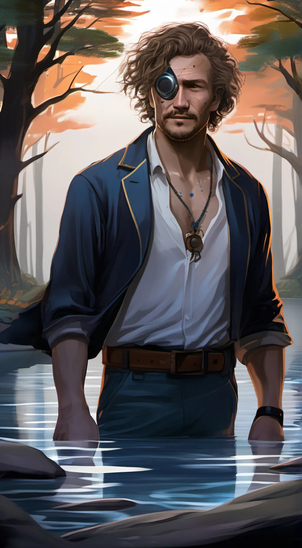 ai character: Mengoku udo background